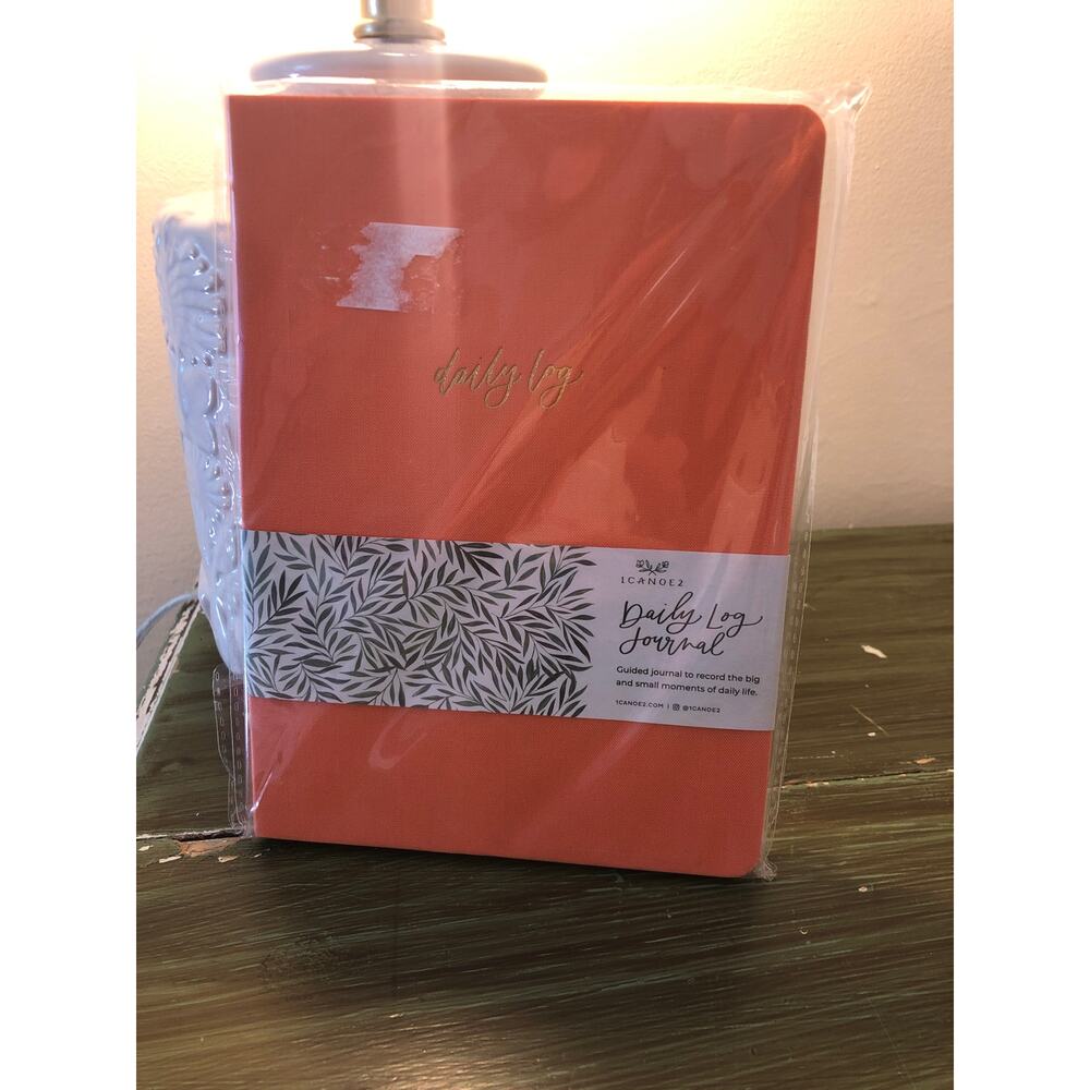 1Canoe2 NWT Orange Daily Log Journal 5.25x7.25